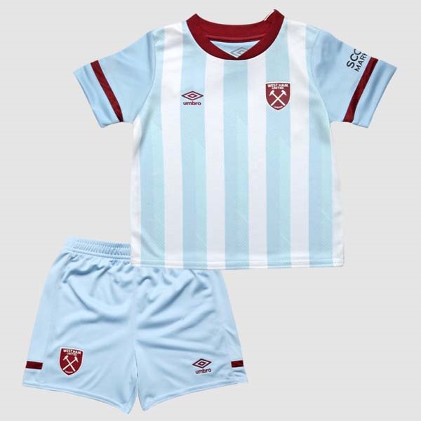 Tailandia Camiseta West Ham United 2ª Kit Niño 2021 2022